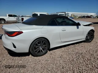 2025 BMW 4 Series 430i z VIN WBA33DB04SCU13773, wystawiony jako Copart lot #54585385 z przebiegiem Nie podano mil oraz Szkoda całkowita • Salvage title. Historia ofert i sprzedaży dostępna na DreamBid. Obrazek 3.