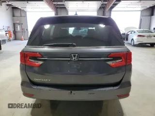 2024 Honda Odyssey EX-L with VIN 5FNRL6H69RB069598, listed as a Copart auction lot 53810215 with 5,789 mi miles and Salvage Title. Bid and sale history available at DreamBid. Image 6.