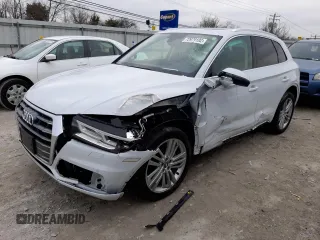 2020 Audi Q5 Premium Plus with VIN WA1BNAFY1L2059395, listed as a Copart auction lot 72979102 with 20,260 mi miles. Bid and sale history available at carsss.com. Image 1.