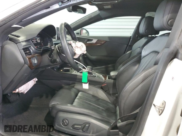 2018 Audi A5 Sportback Premium Plus with VIN WAUENCF57JA010688, listed as a Copart auction lot 49540794 with 66,981 mi miles. Bid and sale history available at carsss.com. Image 7.
