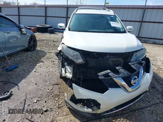 2016 Nissan Rogue SV with VIN KNMAT2MV6GP648053, listed as a IAAI auction lot 41536017 with 127,951 mi miles and . Bid and sale history available at carsss.com. Image 12.