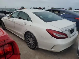 2016 Mercedes-Benz CLS with VIN WDDLJ6FB9GA181423, listed as a Copart auction lot 76265554 with 0 mi miles and Salvage Title. Bid and sale history available at carsss.com. Image 2.