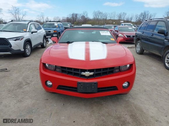 2012 Chevrolet Camaro 1LT with VIN 2G1FB3D3XC9199782, listed as a IAAI auction lot 42054938 with 186,043 mi miles. Bid and sale history available at carsss.com. Image 13.