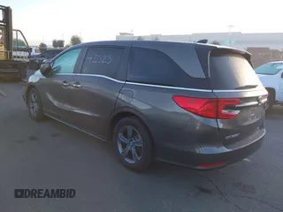 2022 Honda Odyssey EX with VIN 5FNRL6H51NB003886, listed as a IAAI auction lot 41542525 with 68,031 mi miles and . Bid and sale history available at DreamBid. Image 3.