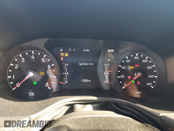 2025 Jeep Compass Trailhawk with VIN 3C4NJDDNXST556886, listed as a Copart auction lot 63569125 with 1,528 mi miles and Clean title. Bid and sale history available at DreamBid. Image 9.