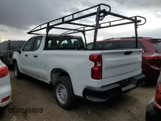 2020 Chevrolet Silverado 1500 Work Truck with VIN 1GCRWAEH7LZ259501, listed as a Copart auction lot 41835655 with 57,525 mi miles and Salvage Title. Bid and sale history available at DreamBid. Image 2.