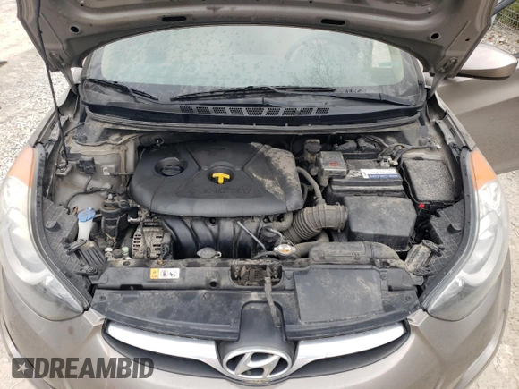 2013 Hyundai Elantra Limited with VIN 5NPDH4AE5DH417926, listed as a Copart auction lot 54222305 with Not Provided miles and Clean Title. Bid and sale history available at DreamBid. Image 11.