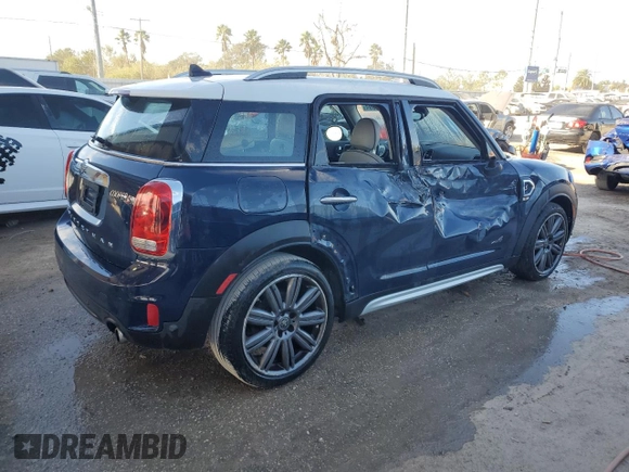 2019 MINI Countryman Cooper S with VIN WMZYT5C52K3G94726, listed as a Copart auction lot 75711994 with 51,372 mi miles and Salvage Title. Bid and sale history available at carsss.com. Image 3.