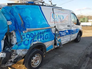 2020 Ford Transit Cargo with VIN 1FTBR1Y88LKA06393, listed as a IAAI auction lot 41283124 with 229,589 mi miles and . Bid and sale history available at DreamBid. Image 17.