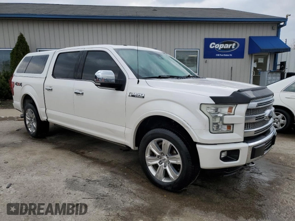 2015 Ford F-150 XLT with VIN 1FTEW1EF3FFB60287, listed as a Copart auction lot 52532545 with 197,411 mi miles and Salvage Title. Bid and sale history available at carsss.com. Image 4.
