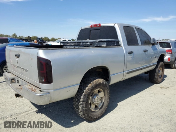 2006 Dodge Ram 2500 SLT with VIN 3D7KS28D96G272790, listed as a Copart auction lot 72048774 with 182,745 mi miles and Salvage Title. Bid and sale history available at carsss.com. Image 3.