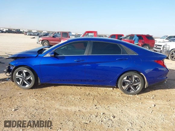 2023 Hyundai Elantra Limited with VIN 5NPLP4AG7PH110309, listed as a IAAI auction lot 41839676 with 37,198 mi miles and . Bid and sale history available at DreamBid. Image 14.