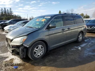 2007 Honda Odyssey EX-L with VIN 5FNRL38667B500586, listed as a Copart auction lot 48905415 with 267,436 mi miles and Salvage Title. Bid and sale history available at carsss.com. Image 1.
