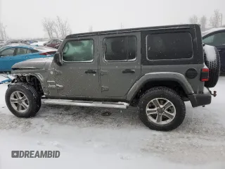 2021 Jeep Wrangler Unlimited Sahara z VIN 1C4HJXEG0MW572641, wystawiony jako Copart lot #42867765 z przebiegiem 93 609 mil mil oraz Szkoda całkowita • Salvage title. Historia ofert i sprzedaży dostępna na DreamBid. Obrazek 2.