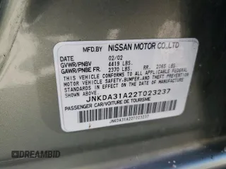 2002 Infiniti I35 Luxury with VIN JNKDA31A22T023237, listed as a Copart auction lot 68403704 with 146,932 mi miles and Salvage Title. Bid and sale history available at carsss.com. Image 12.