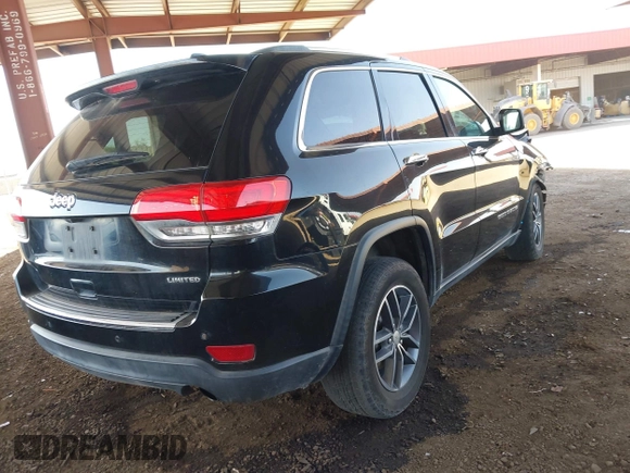 2017 Jeep Grand Cherokee Limited with VIN 1C4RJEBG2HC813328, listed as a IAAI auction lot 41629494 with 123,994 mi miles. Bid and sale history available at carsss.com. Image 4.