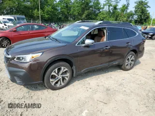 2020 Subaru Outback Touring XT with VIN 4S4BTGPD5L3200288, listed as a Copart auction lot 60109875 with 48,856 mi miles and Salvage title. Bid and sale history available at DreamBid. Image 1.