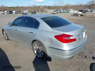 2013 Hyundai Genesis 3.8L with VIN KMHGC4DD0DU235826, listed as a IAAI auction lot 41890315 with 89,959 mi miles. Bid and sale history available at carsss.com. Image 3.