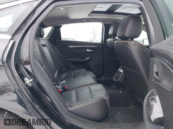 2016 Chevrolet Impala LTZ with VIN 2G1145S38G9202056, listed as a IAAI auction lot 41339541 with 118,538 mi miles. Bid and sale history available at carsss.com. Image 8.