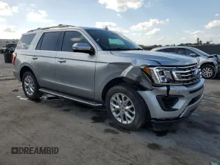 2021 Ford Expedition XLT with VIN 1FMJU1HT9MEA32205, listed as a Copart auction lot 54782185 with 43,300 mi miles and Salvage title. Bid and sale history available at DreamBid. Image 4.