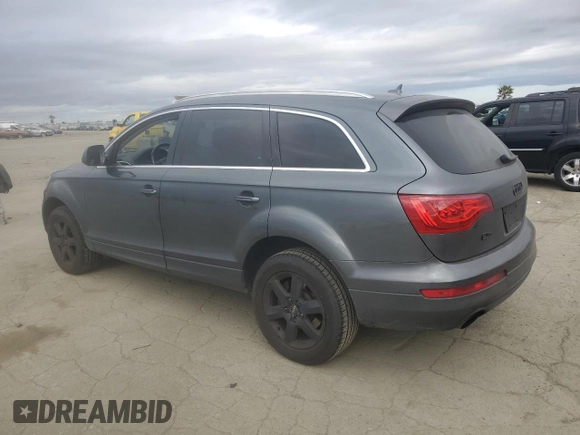 2012 Audi Q7 Premium Plus with VIN WA1LGAFE7CD007696, listed as a Copart auction lot 46757885 with 96,574 mi miles and Salvage title. Bid and sale history available at DreamBid. Image 2.