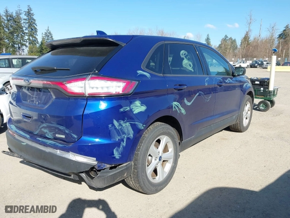 2015 Ford Edge SE with VIN 2FMTK3G94FBC29460, listed as a IAAI auction lot 41756518 with 91,769 mi miles. Bid and sale history available at carsss.com. Image 3.