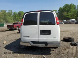 2008 Chevrolet Express Passenger with VIN 1GAHG39K981177228, listed as a Copart auction lot 55031385 with 274,971 mi miles and Salvage title. Bid and sale history available at DreamBid. Image 6.