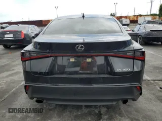 2021 Lexus IS 300 with VIN JTHCA1D28M5117103, listed as a Copart auction lot 53957595 with 39,680 mi miles and Salvage title. Bid and sale history available at DreamBid. Image 6.