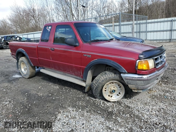 1994 Ford Ranger XLT with VIN 1FTCR15X5RTA87551, listed as a Copart auction lot 46115505 with 143,063 mi miles and Salvage Title. Bid and sale history available at DreamBid. Image 4.