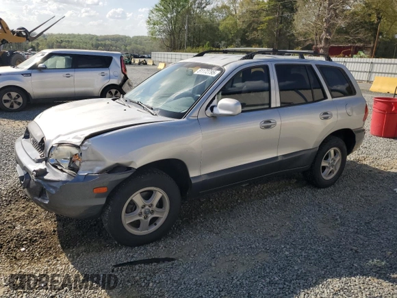 2003 Hyundai Santa Fe GLS with VIN KM8SC73D73U542650, listed as a Copart auction lot 51172795 with 133,958 mi miles and Salvage Title. Bid and sale history available at carsss.com. Image 1.