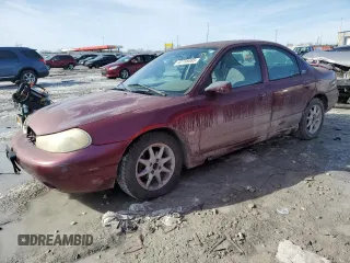 1998 Ford Contour SE Fleet with VIN 1FAFP66L4WK261970, listed as a Copart auction lot 42735485 with 106,450 mi miles and Salvage Title. Bid and sale history available at carsss.com. Image 1.