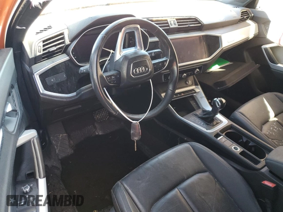 2021 Audi Q3 Premium with VIN WA1AUCF35M1124724, listed as a Copart auction lot 47537175 with Not provided miles and Non repairable. Bid and sale history available at DreamBid. Image 8.