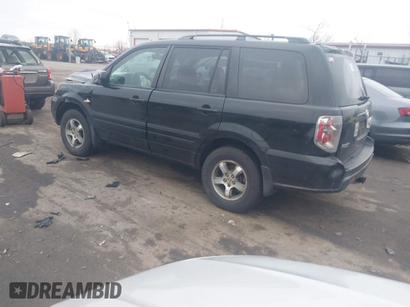 2007 Honda Pilot EX-L with VIN 2HKYF18507H526293, listed as a IAAI auction lot 41111983 with 101,170 mi miles. Bid and sale history available at carsss.com. Image 3.