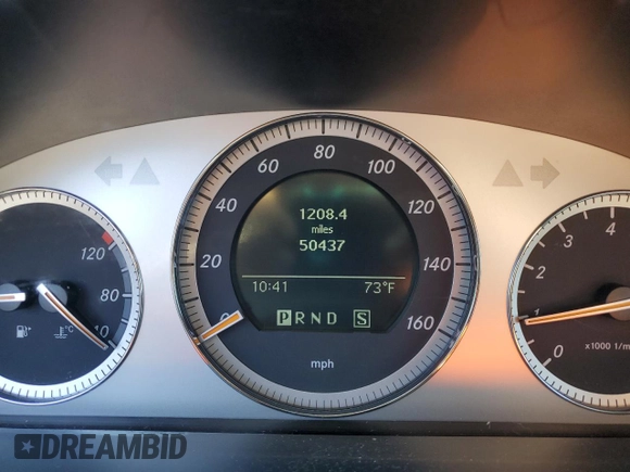 2008 Mercedes-Benz C 350 Sport with VIN WDDGF56X88F105494, listed as a Copart auction lot 48422025 with 50,437 mi miles and Salvage Title. Bid and sale history available at DreamBid. Image 9.