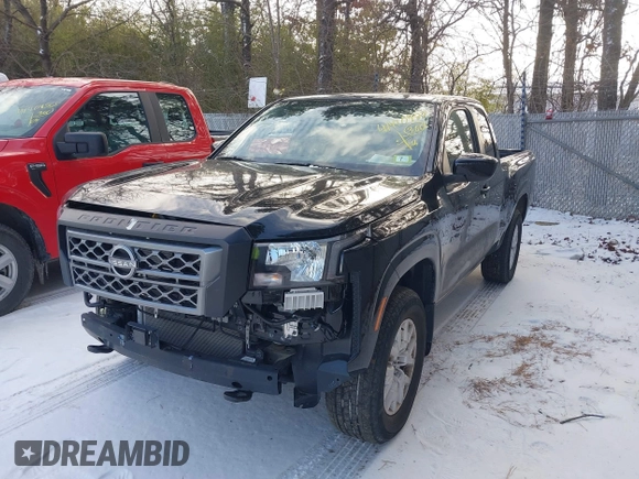 2022 Nissan Frontier S with VIN 1N6ED1CMXNN647043, listed as a IAAI auction lot 41410487 with 20,463 mi miles and . Bid and sale history available at DreamBid. Image 18.