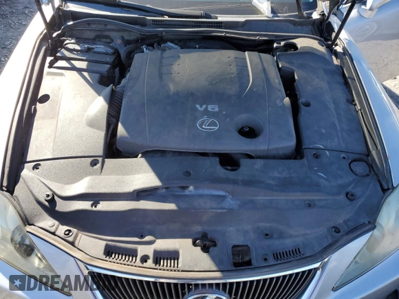 2007 Lexus IS with VIN JTHBK262372045115, listed as a Copart auction lot 46284455 with 166,463 mi miles and Clean Title. Bid and sale history available at carsss.com. Image 11.