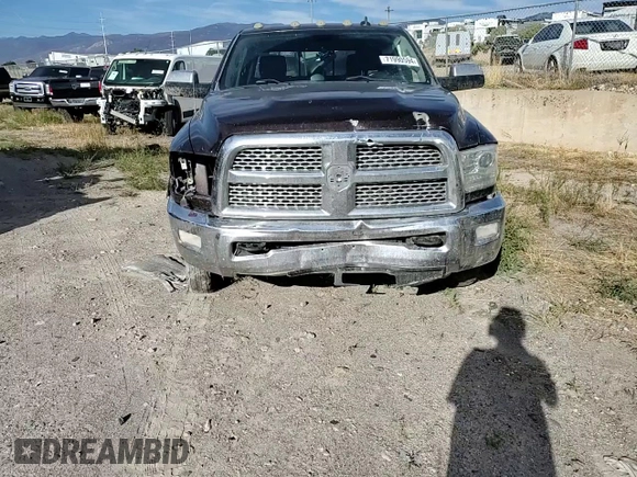 2015 Ram 3500 Laramie with VIN 3C63RRJL6FG688274, listed as a Copart auction lot 71990594 with 157,809 mi miles and Salvage Title. Bid and sale history available at carsss.com. Image 10.