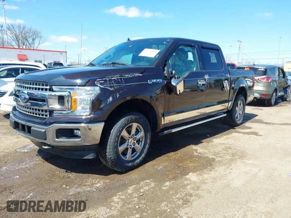 2020 Ford F-150 XL with VIN 1FTEW1EP1LFC48162, listed as a IAAI auction lot 41974069 with 45,880 mi miles. Bid and sale history available at carsss.com. Image 2.