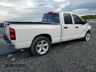 2008 Dodge Ram 1500 SLT with VIN 1D7HA18N68S568149, listed as a Copart auction lot 52344305 with 163,700 mi miles and Salvage Title. Bid and sale history available at carsss.com. Image 3.