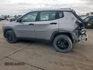 2021 Jeep Compass Sport с VIN 3C4NJCABXMT560301, выставлен на аукционе Copart как лот 59361585 с пробегом 14 872 миль миль и Списание • Salvage title. История ставок и продаж доступна на DreamBid. Изображение 2.