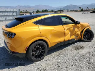 2022 Ford Mustang Mach-E GT with VIN 3FMTK4SE1NMA10334, listed as a Copart auction lot 57362275 with 34,614 mi miles and Salvage title. Bid and sale history available at DreamBid. Image 3.