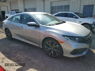 2020 Honda Civic Sedan Sport with VIN 2HGFC2F81LH517786, listed as a Copart auction lot 50638995 with 83,761 mi miles and Salvage Title. Bid and sale history available at carsss.com. Image 4.