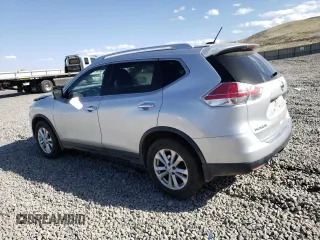 2015 Nissan Rogue SV with VIN KNMAT2MV3FP562410, listed as a Copart auction lot 53852655 with 109,225 mi miles and Salvage Title. Bid and sale history available at DreamBid. Image 2.