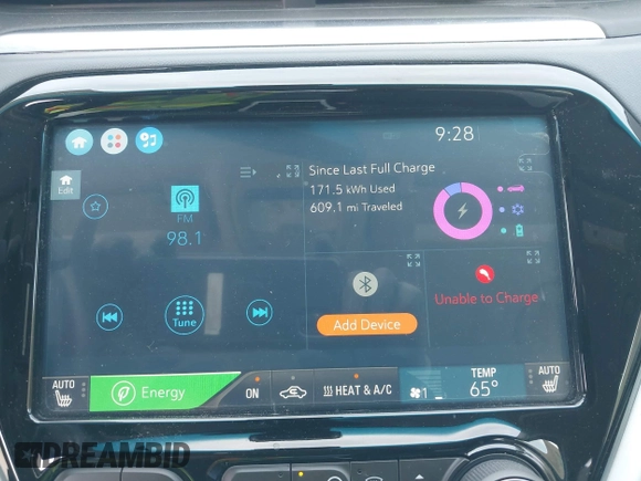 2017 Chevrolet Bolt EV LT z VIN 1G1FW6S00H4186094, wystawiony jako IAAI lot #41678309 z przebiegiem 43 781 mil mil oraz . Historia ofert i sprzedaży dostępna na DreamBid. Obrazek 18.