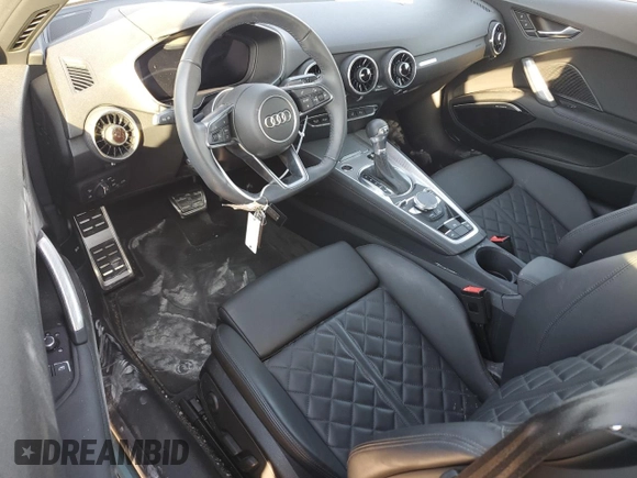 2023 Audi TT Roadster with VIN TRUTECFV5P1005594, listed as a Copart auction lot 77174604 with 14,335 mi miles and Salvage title. Bid and sale history available at DreamBid. Image 8.