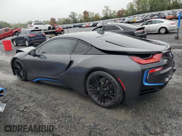 2014 BMW i8 z VIN WBY2Z2C58EVX64771, wystawiony jako Copart lot #73439634 z przebiegiem 55 013 mil mil oraz Czysty tytuł • Clean title. Historia ofert i sprzedaży dostępna na DreamBid. Obrazek 2.
