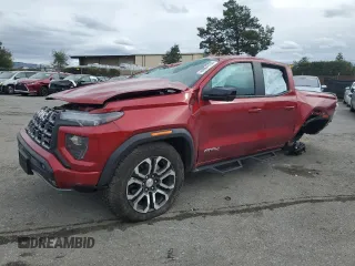 2024 GMC Canyon 4WD AT4 with VIN 1GTP6DEK8R1110641, listed as a Copart auction lot 44864765 with 15,319 mi miles and Salvage Title. Bid and sale history available at carsss.com. Image 1.