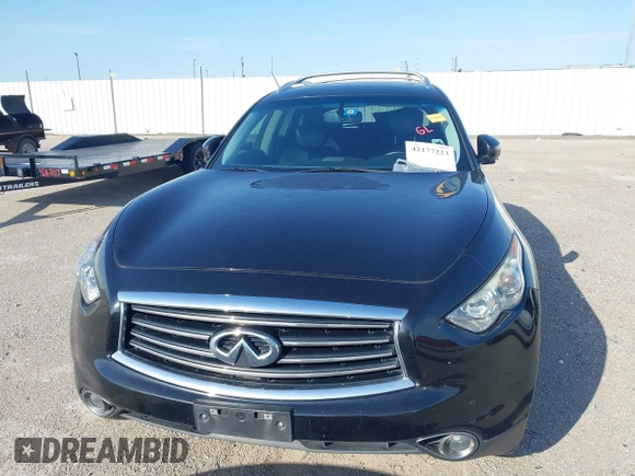 2013 Infiniti FX with VIN JN8CS1MU8DM142478, listed as a IAAI auction lot 42177223 with 156,946 mi miles and . Bid and sale history available at DreamBid. Image 6.