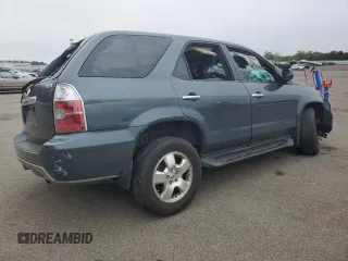 2006 Acura MDX with VIN 2HNYD18206H514609, listed as a Copart auction lot 73225284 with 0 mi miles and Salvage Title. Bid and sale history available at carsss.com. Image 3.