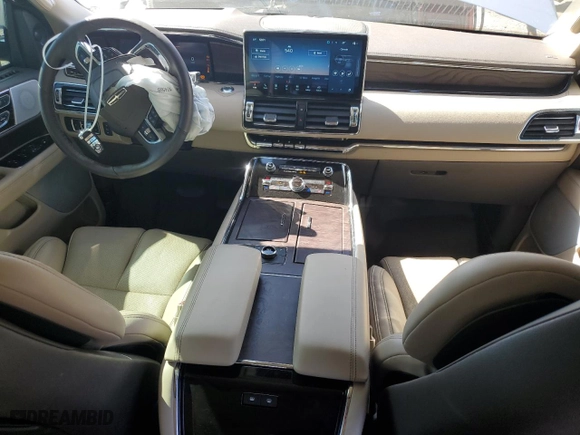 2024 Lincoln Navigator Reserve with VIN 5LMJJ2LG8REL00917, listed as a Copart auction lot 50007745 with 4,659 mi miles and Salvage Title. Bid and sale history available at carsss.com. Image 8.